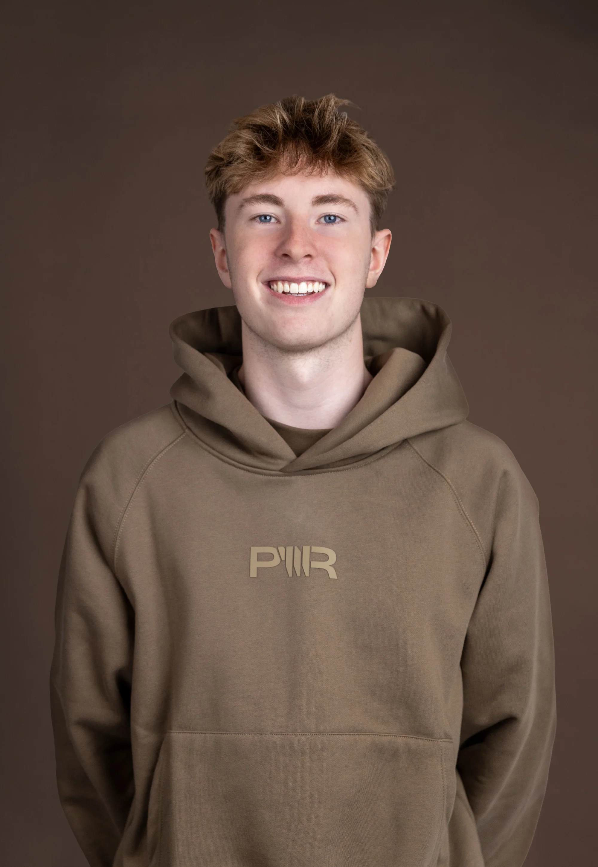 Mocha Essentially PWR Hoodie - Image 4